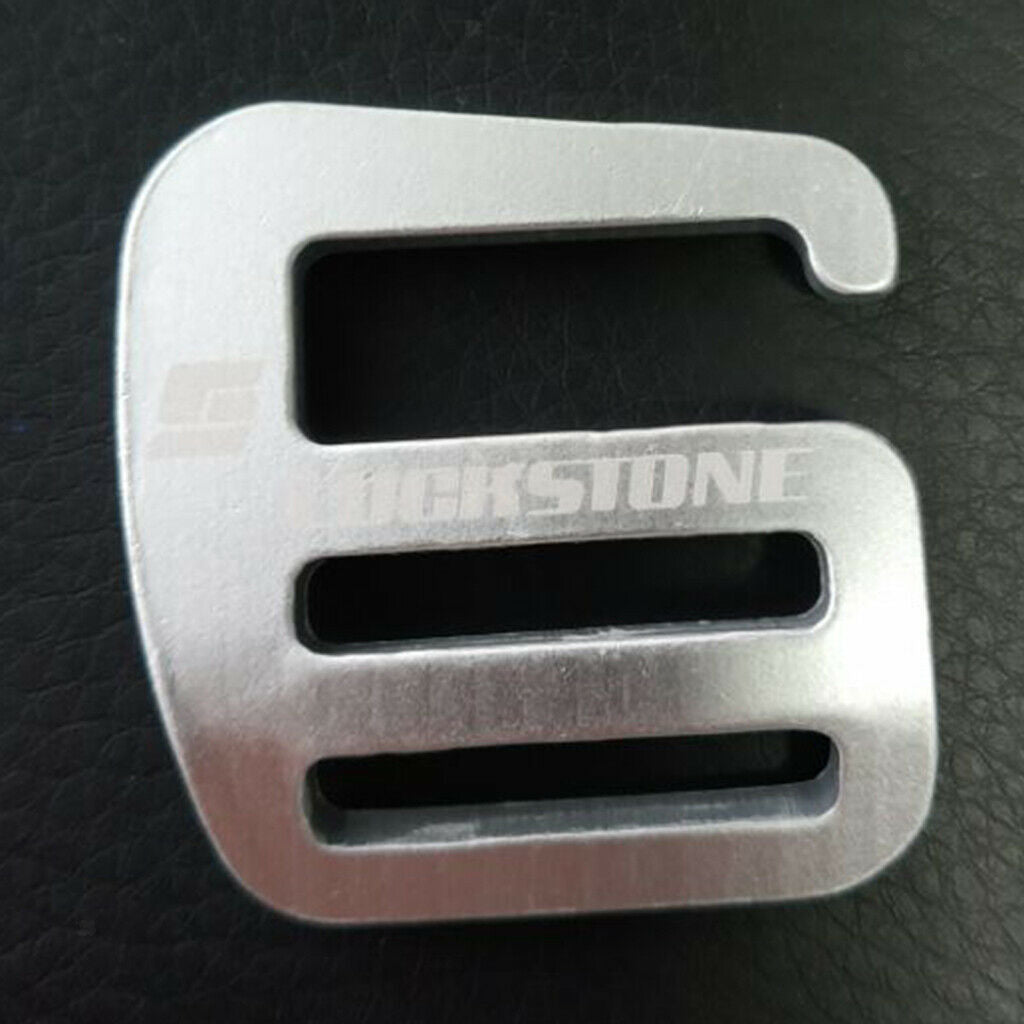 2 Pieces 25mm/1in Strong Metal G Hook Webbing Buckle for Backpack Straps Webbing