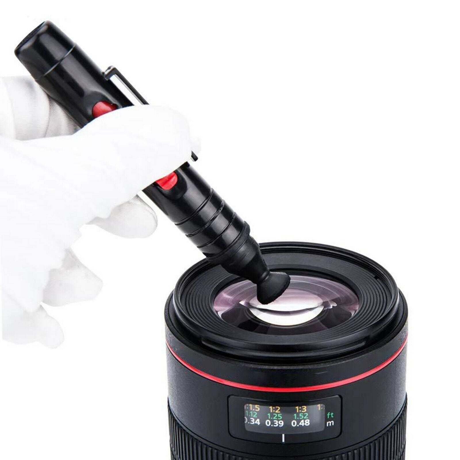 3 in 1 Camera Cleaning Kit Dust Pen/Blower/Cloth for LCD VCR Binocular Watch