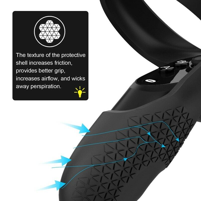 Contact Controller Grip Cover for Quest or Rift S Anti-Throw Handle ProtectiveQ1