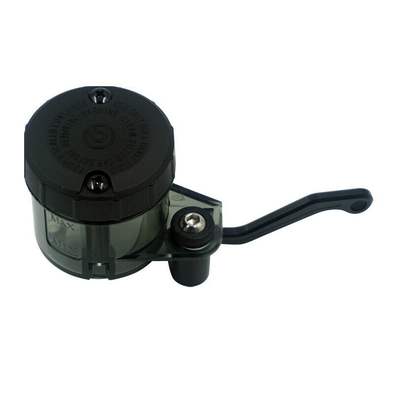 Motorcycle Handlebar Front Brake Fluid Tank Oil Cup Pot Cover +Aluminium Bracket