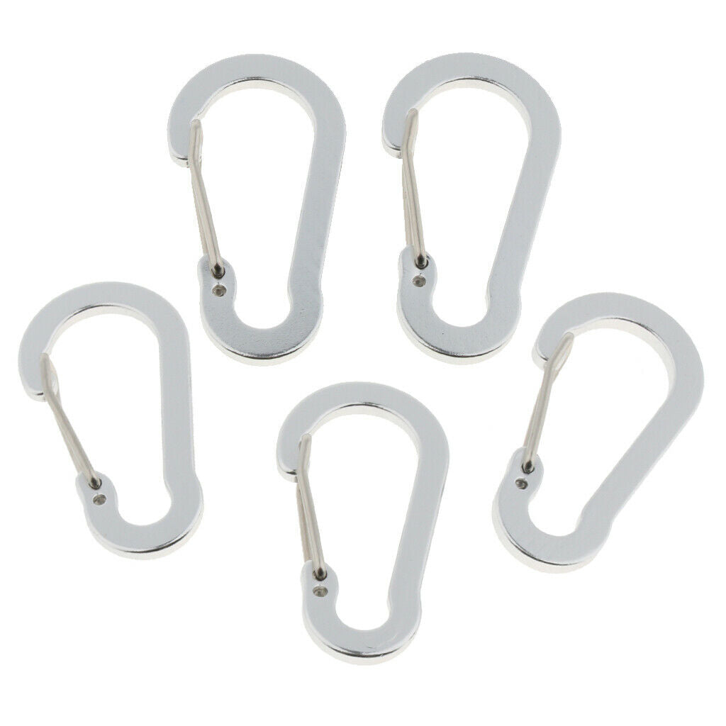 10 pcs Outdoor Camping Climbing Key Chain Buckle Water Bottle Flashlight Flask