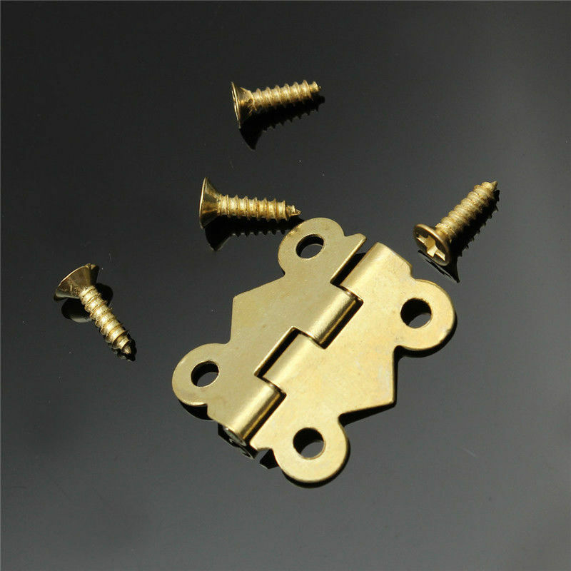 20pcs Butterfly Hinges with Screws Woodworking Boxes Accessories DIY Tool