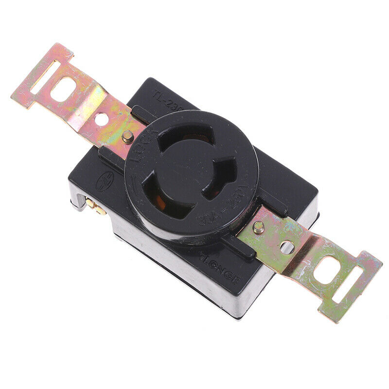 30A Copper American Female Wired Lock Connector US industry Generator Soc.l8