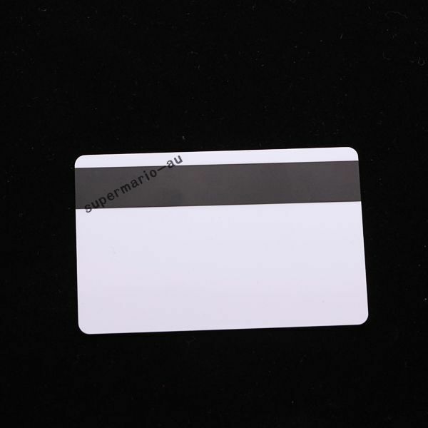50x blank CR80 ID ISO PVC Credit Card HiCo 1-3 Magnetic Stripe ~PVC Card Printer