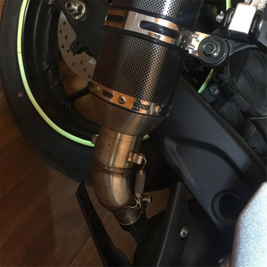 Motorcycle Exhaust Pipe Muffler Escape Connecting Pipe Front Link Pipe Mid Pipe