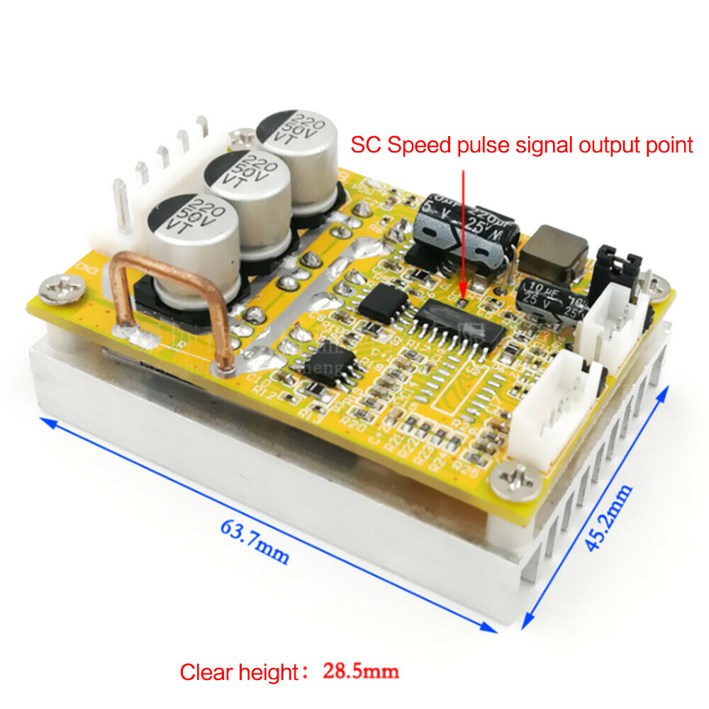 350W BLDC Three-Phase DC Brushless With Hall Motor Sensorless Brushless Motor