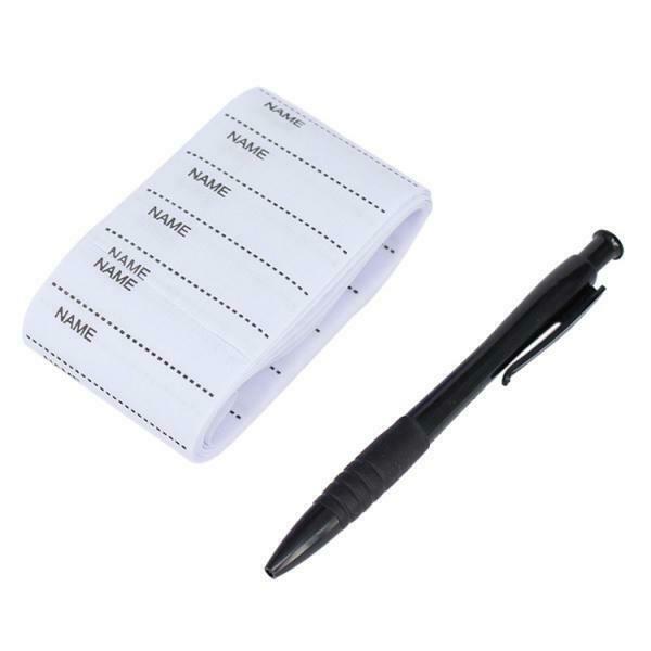 200x Name Labels Garment Nursery Care Sewing Fabric Tags Patch Marker Set