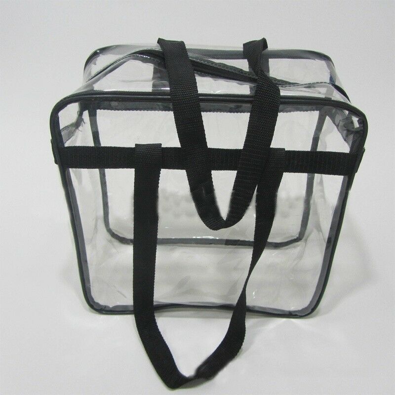1PCS Clear Handbag Tote Beach Makeup Bathing Crystal PVC Bag Shoulder Bag Travel