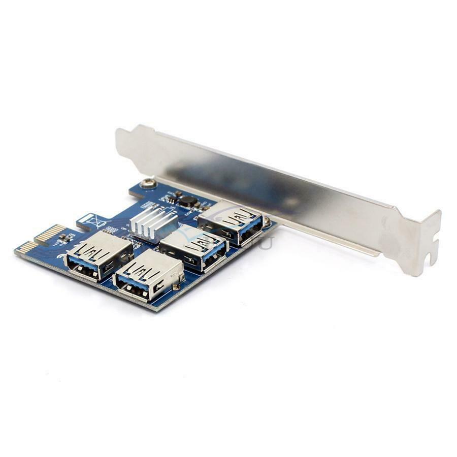 Support WINXP/WIN7/WIN8/WIN10 System PCI-E 1 To 4 USB 3.0 Port Expansion Cards