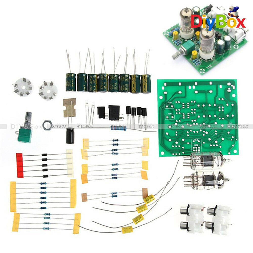 6J2 Tube Preamp Amplifier Board Pre-amp Headphone Buffer Kits DIY Assortment