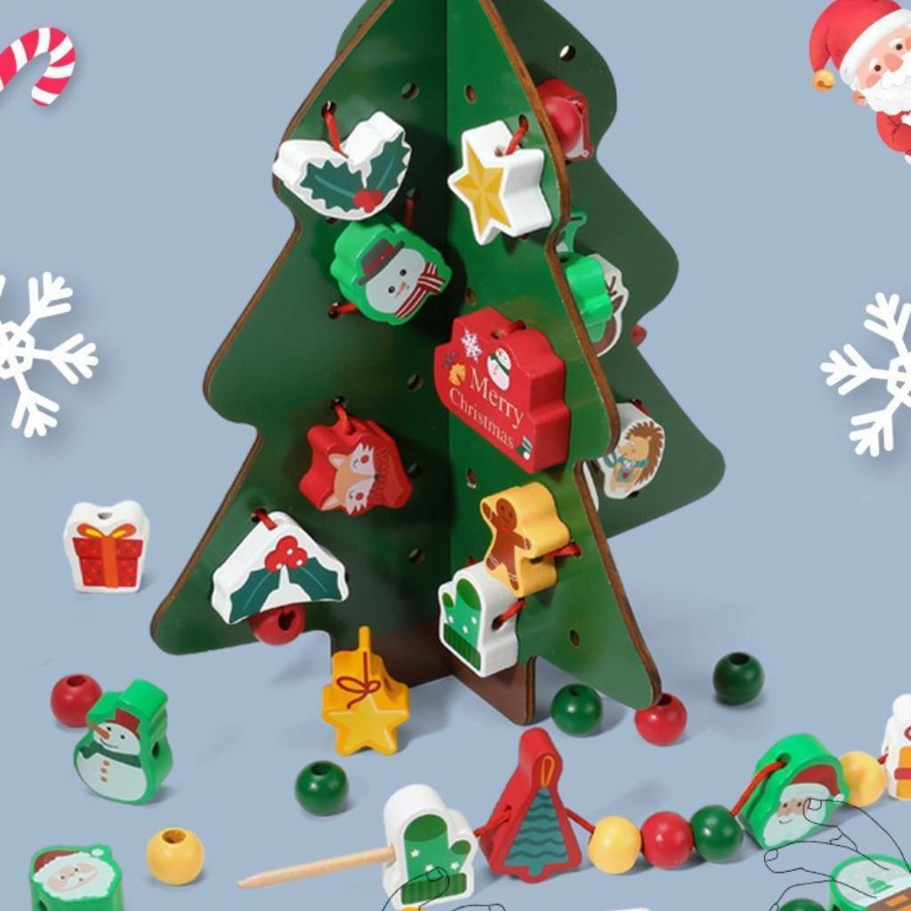 Beaded Toys Christmas Trees Stringing Christmas Trees Decoration Children
