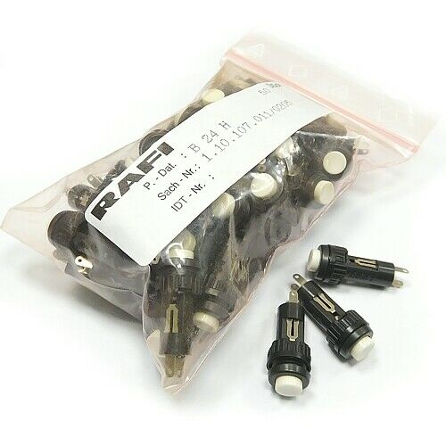 [10pcs] 1.10.107.011/0205 Button non-illuminated, 9.1 mm, White