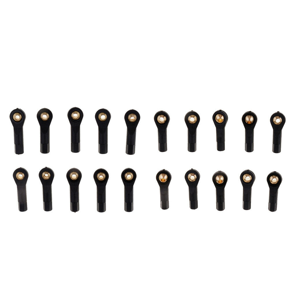 20pcs Universal Ball Head Buckle Tie Rod End Ball Head Plug For RC Truck Car