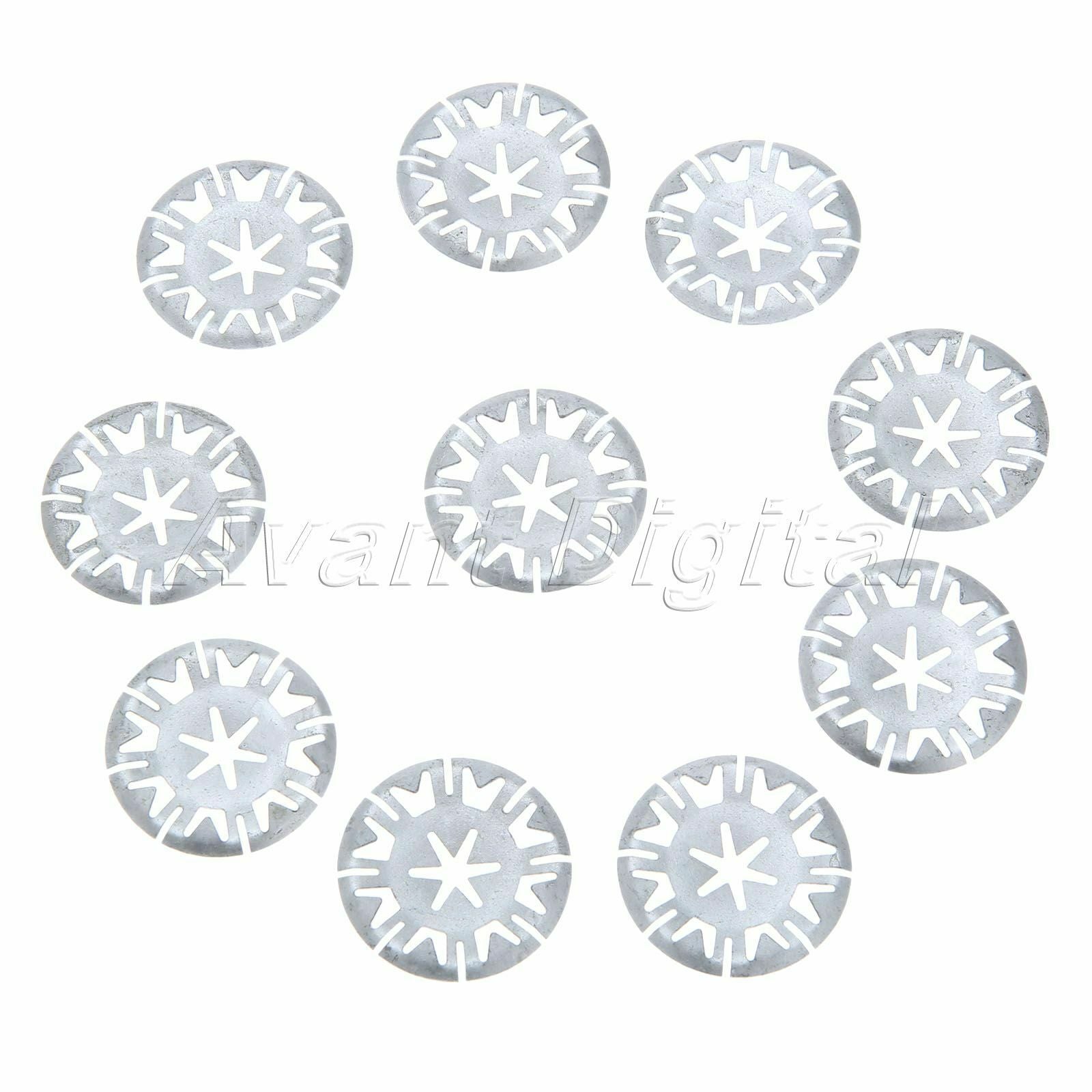 10x Exhaust Heat Shield Clip Nut Washers fit for  TRANSPORTER T4 T5 GOLF LUPO