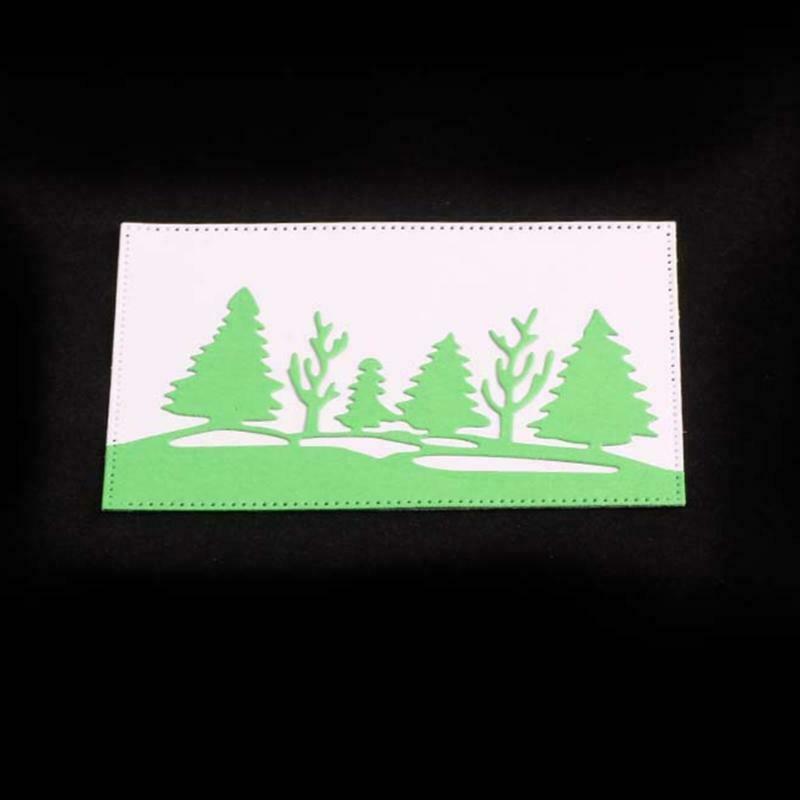 Xmas Trees Metal Cutting Dies Stencil DIY Scrapbooking Album Paper Card Template