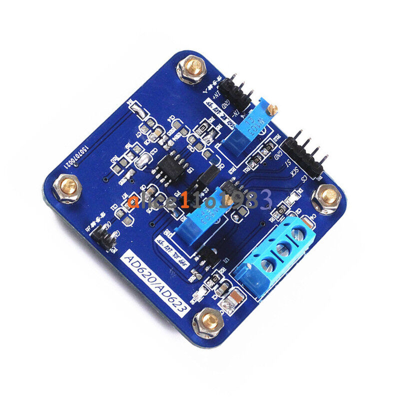 AD620 Programmable Gain Voltage Amplifier Modules Digital Potentiometer MCP41010