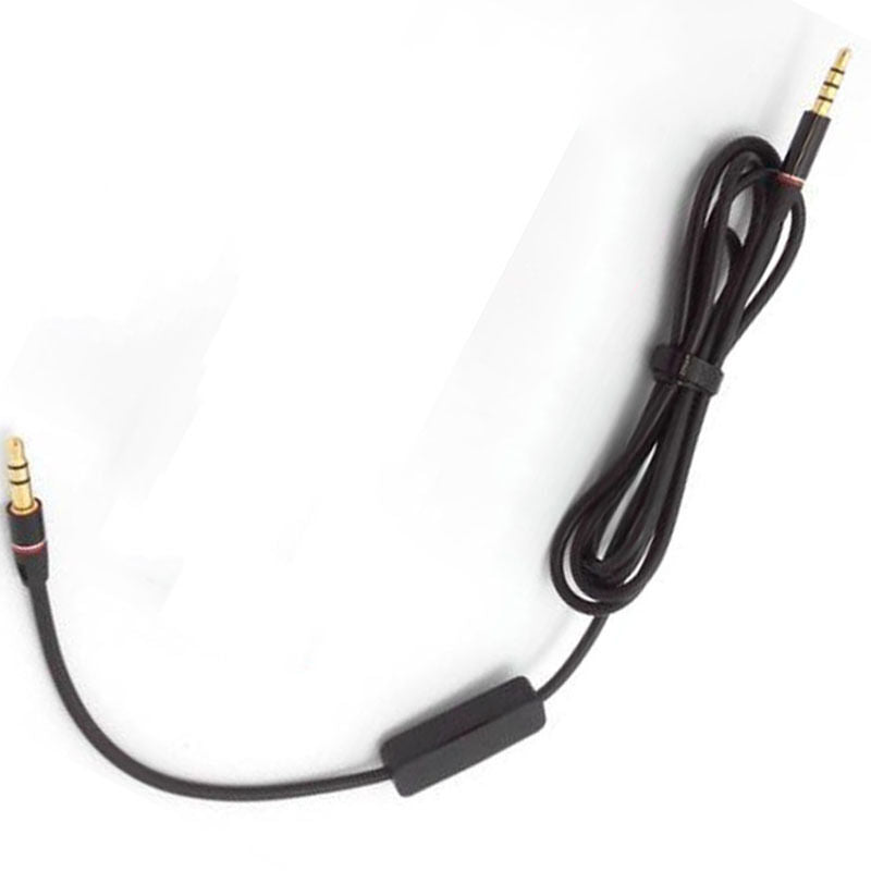 3.5mm 1/8"Audio Cable AUX Cord W MIC For Logitech UE 4000 Over-Ear Headphone gm