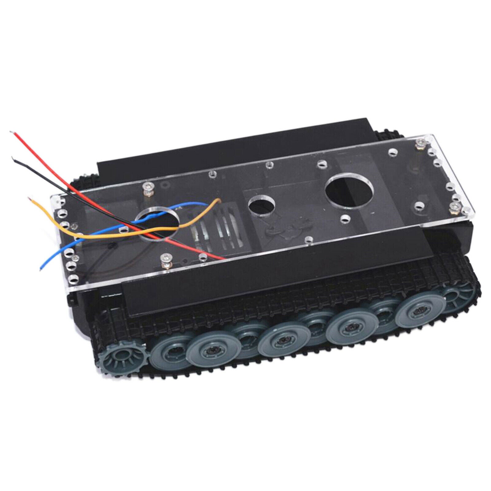 Acrylic 1:32 Smart Robot Tank Chassis Kit Platform Chassis Kit 130 Motor
