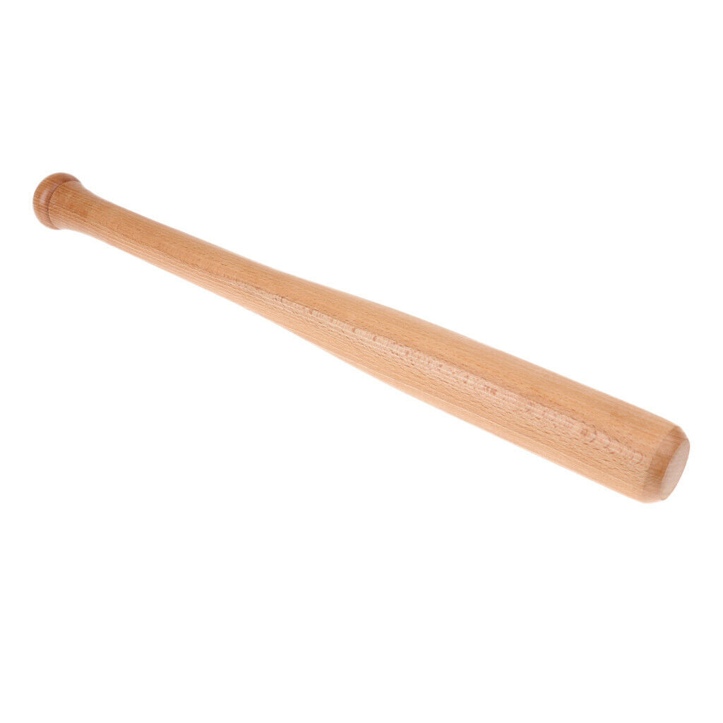 21'' Wooden Baseball Bat 2pcs PU 9cm Foam Ball for Softball Rounder Garden Play