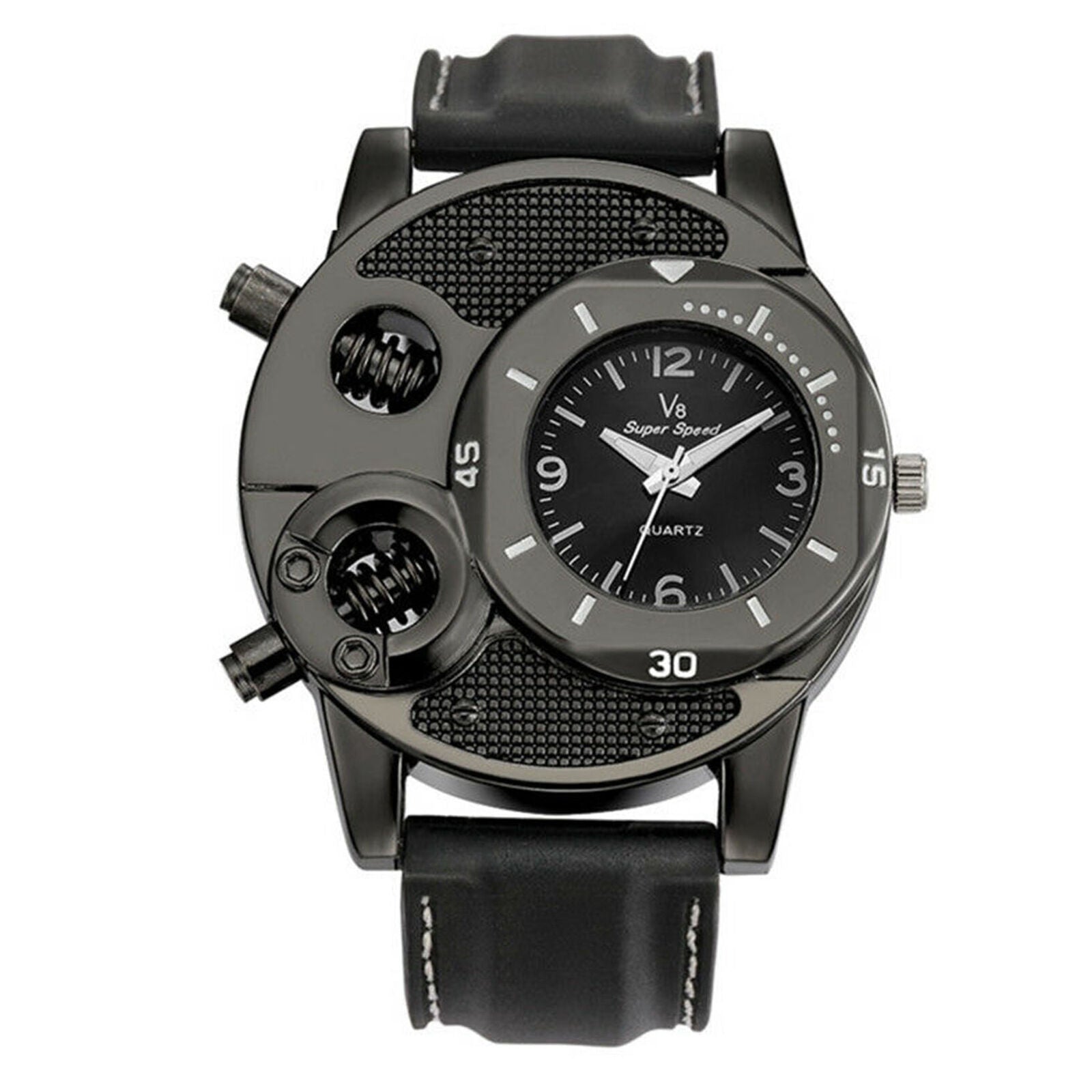 Men's Watch Luxury Stainless Steel Analog Quartz Sport Wrist Watches