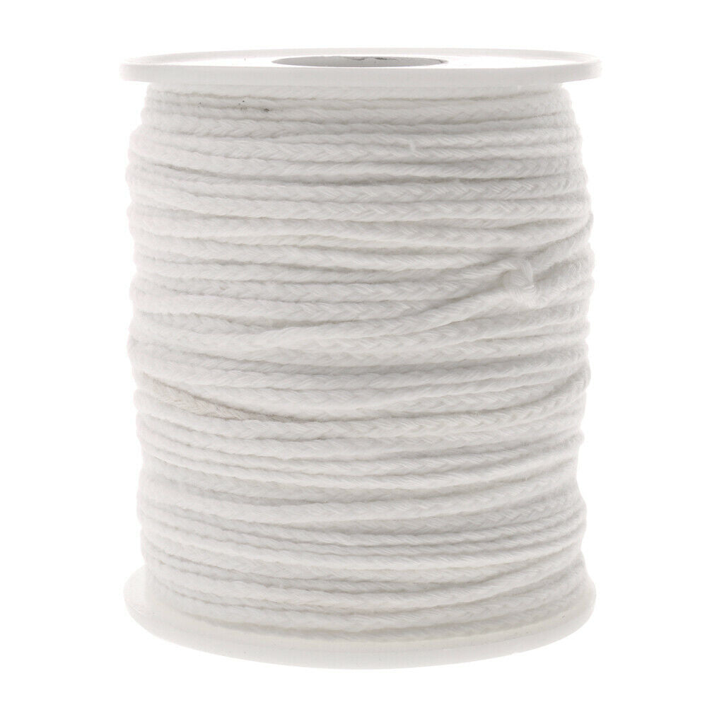 61m Natural Cotton Beeswax Candle Wicks   For DIY Candles Scented Candles