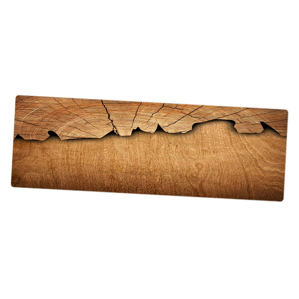 Durable Soft Warm Anti-slip Floor Pad Rug Wood Grain for Game House 60x180cm