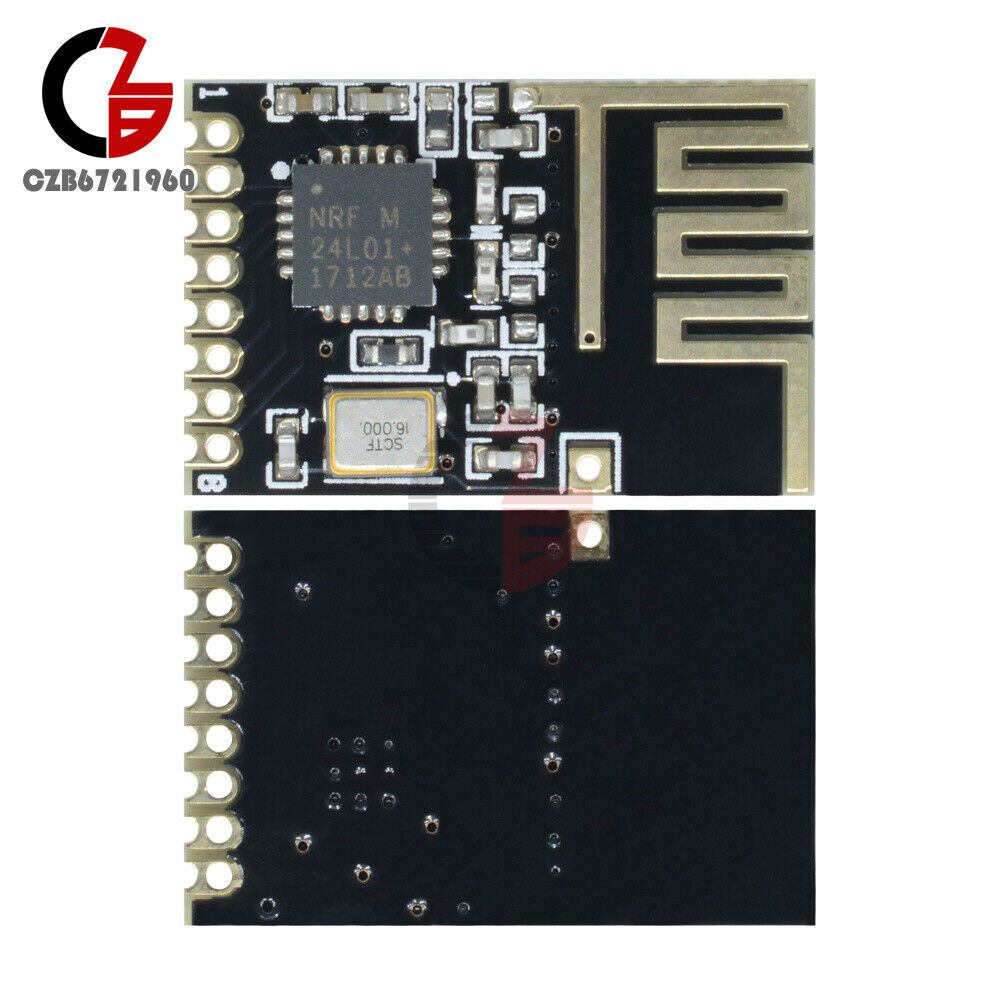 5Pcs Mini NRF24L01+ SMD 1.27MM RF Wireless Transceiver Module Small Size