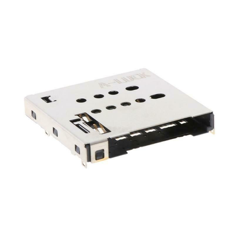 Metal Memory Card Slot Socket Replacement Parts for NS Switch Console Host