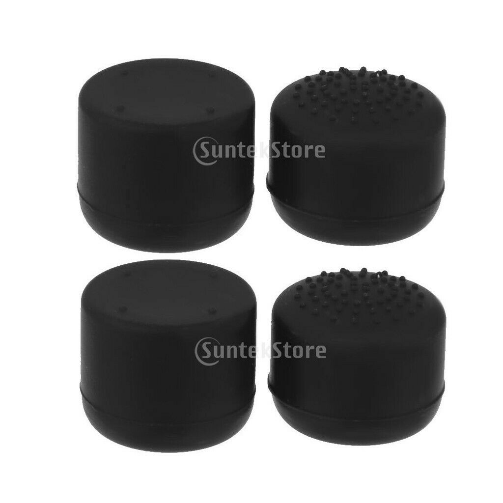 4 Pack Joystick Thumb Grip Extender for    4 Controller Black