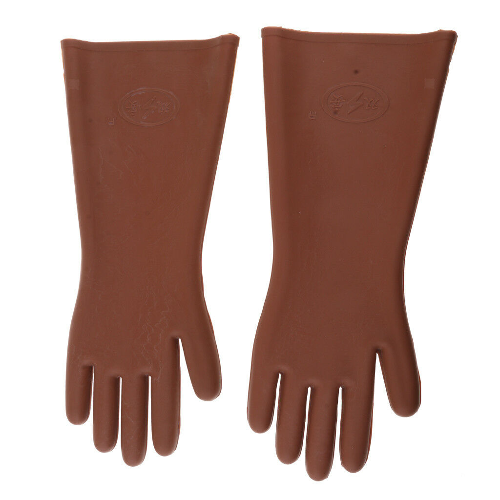 Insulated 5KV High Voltage Electrical Insulating Gloves For Electricians