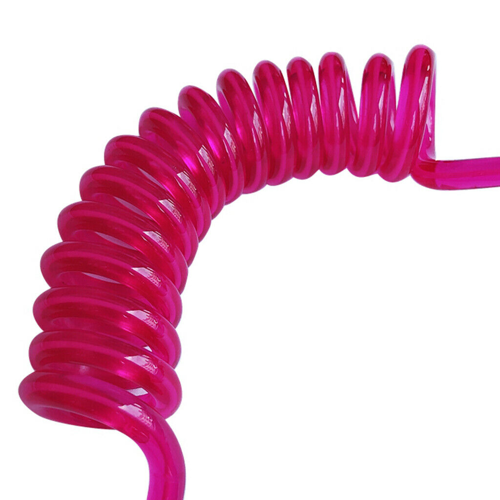 Paddle Safety Rod Elastic Leash Boats Raft Stretch Rope Rose Red