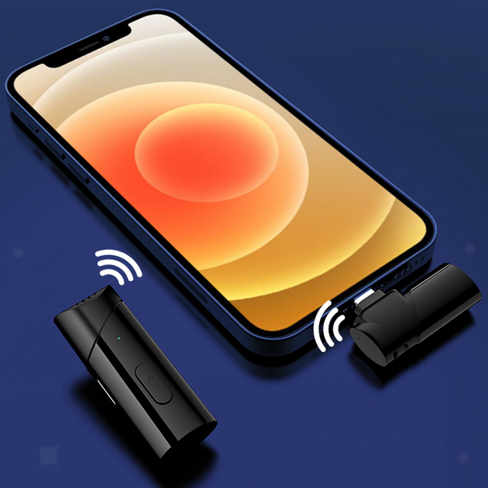 USB Type-C Wireless Lavalier Microphone System Mini Mic Transmitter Receiver