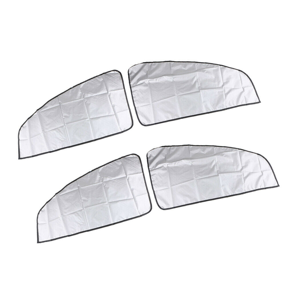 4 Pack of Windshield Sunshade  Sun Side Window Shade Visor  Curtains Shield for
