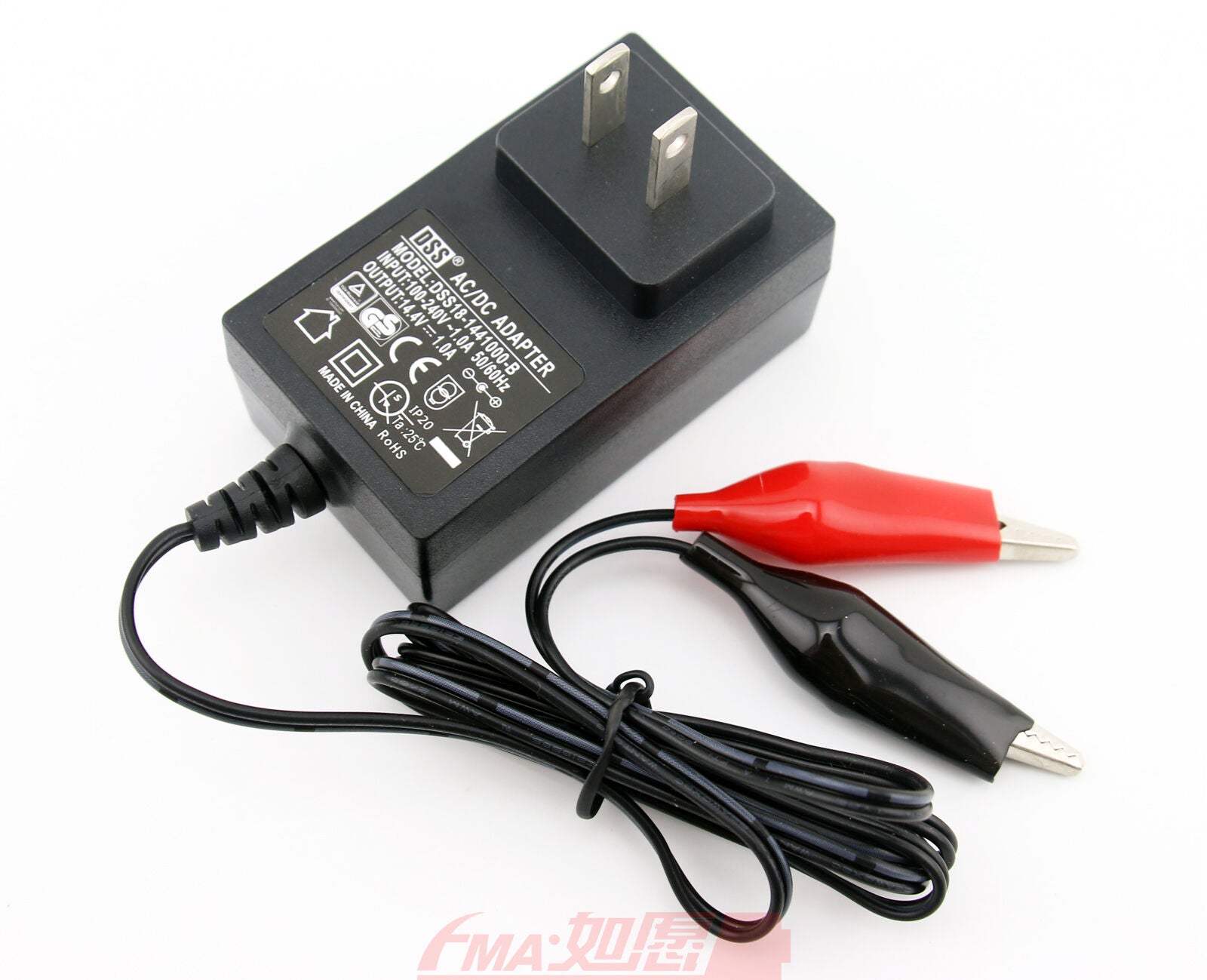 2pcs 12V Lead-Acid Battery Charger DC 14.4V 1A Rohs FCC PSE SAA GS CE CCC USF