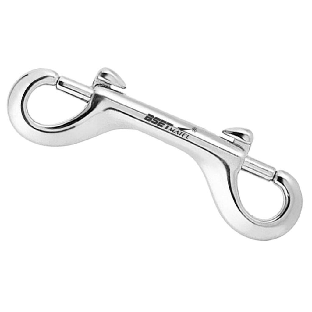 100mm Double Dual Ended Bolt Snap Hook Diving Marine Paddle Accs Equipment