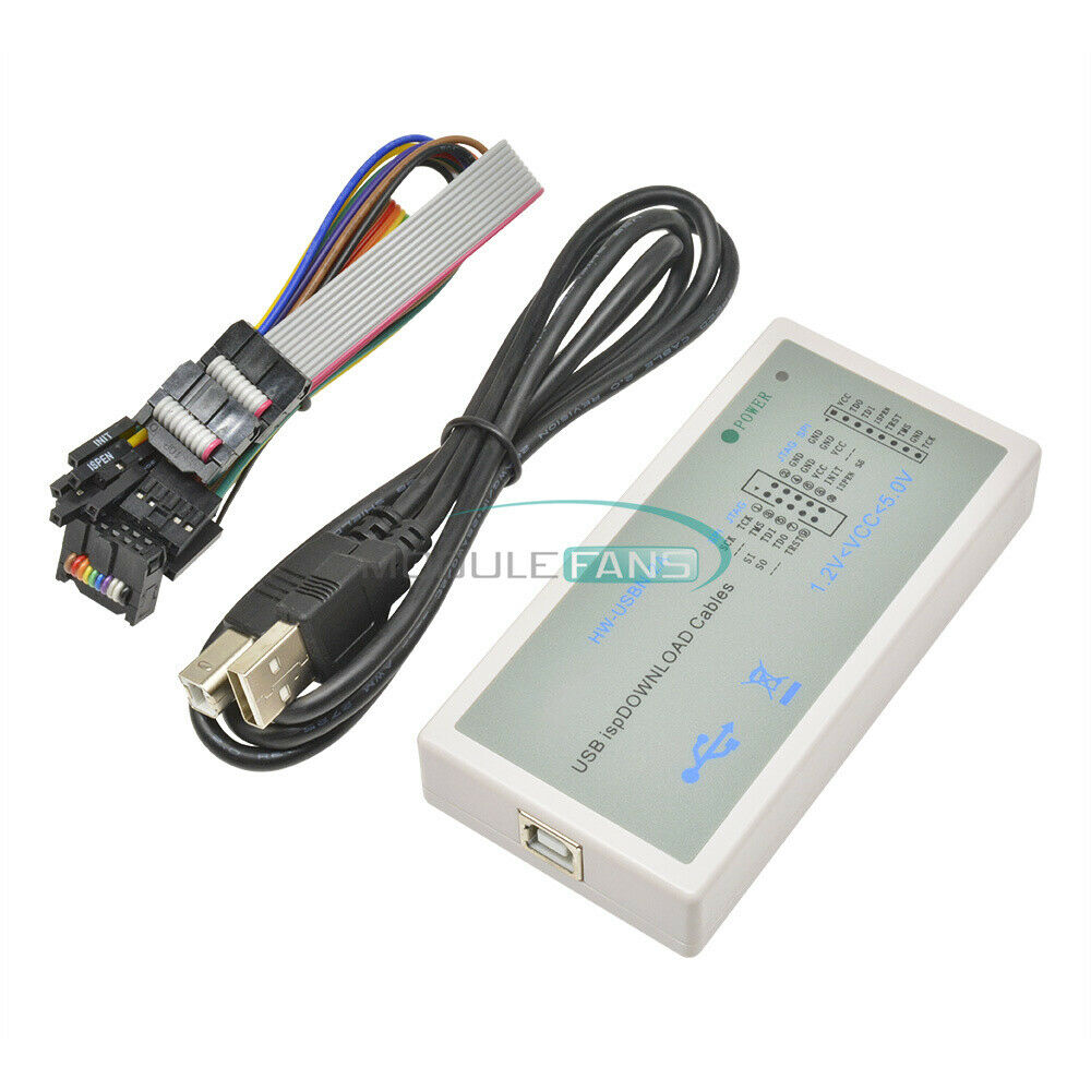 USB Downloader FPGA CPLD Jtag ISP Programmer ispDownload Cable HW-USBN-2