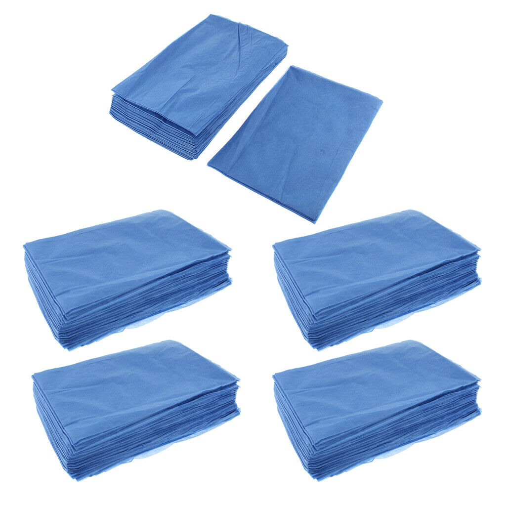 Lots 100 Disposable Non-Woven Bed Cover Massage Table Paper Sheet Breathable