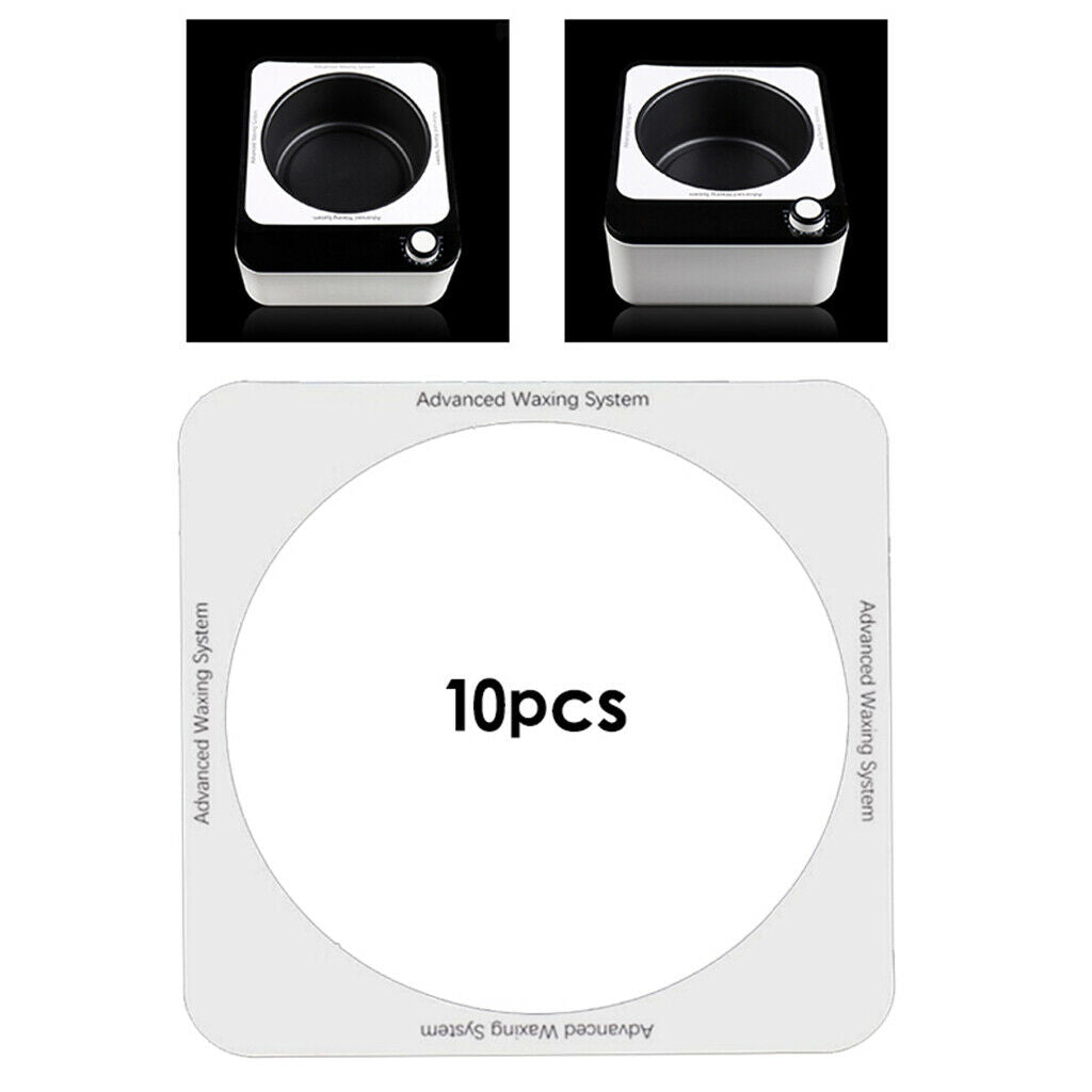 10x Universal Disposable Square Wax Heater Pot Protective Collar Rings