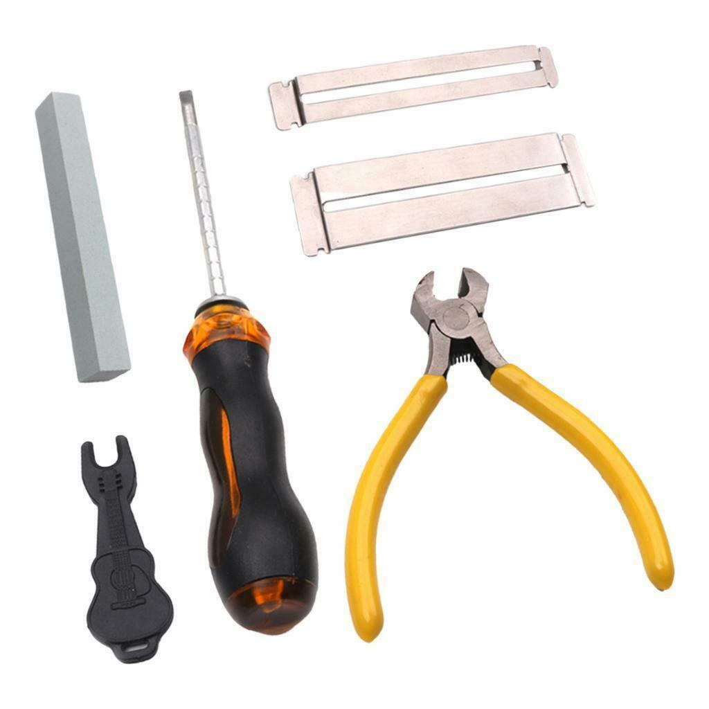 Guitar Luthier Tool Kit Supplies Fret Guards Puller Pliers Leveling Sanding
