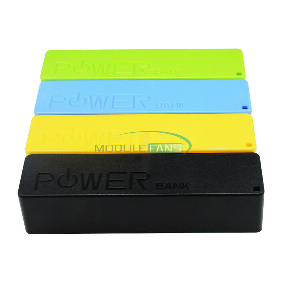 Green USB Power Bank Case Kit 18650 Battery Charger DIY Box Boost Module