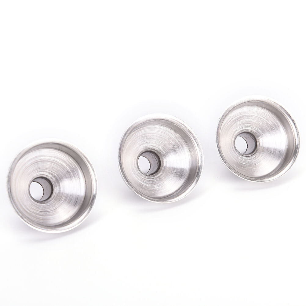 5x Stainless Steel Funnel Filler for All Kinds of Hip Flasks Whiskey  Wine PR SJ