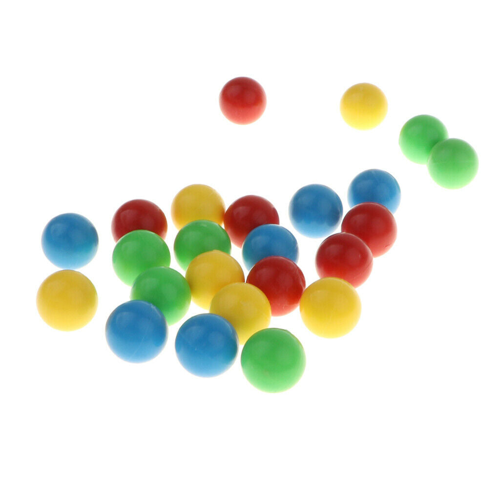 Desktop Hungry Frog Game Replacement Parts - 24 Pieces Colorful Beads