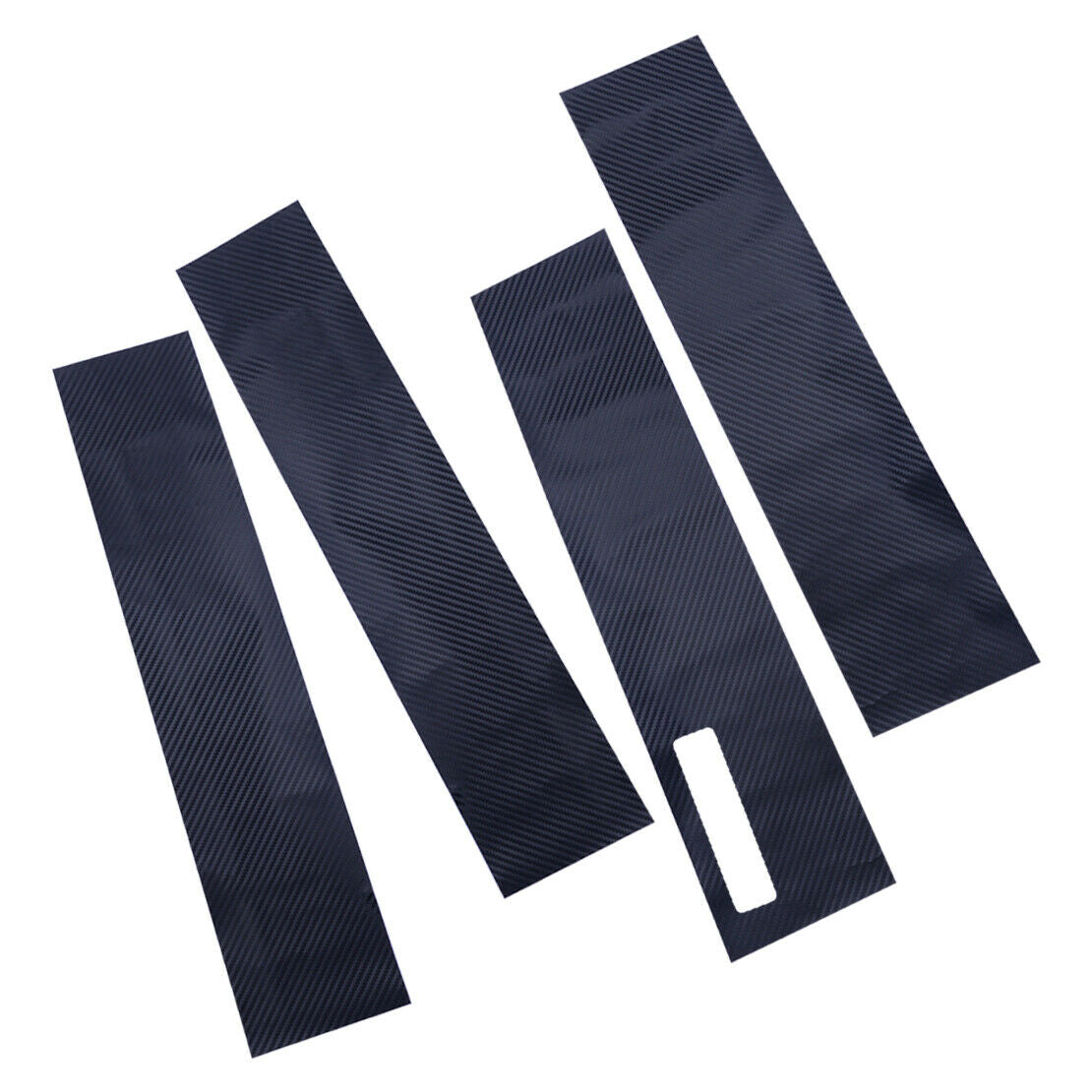 4x Car Carbon Fiber Style B Window Pillar Post Trim Stickers Fit For Ford F150