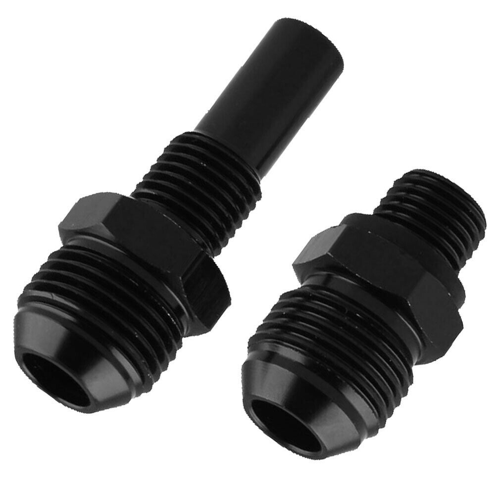Pair Premium Oil Cooler Adapter for GM 4L80E AN8-1/4NPS Transmission 97-07