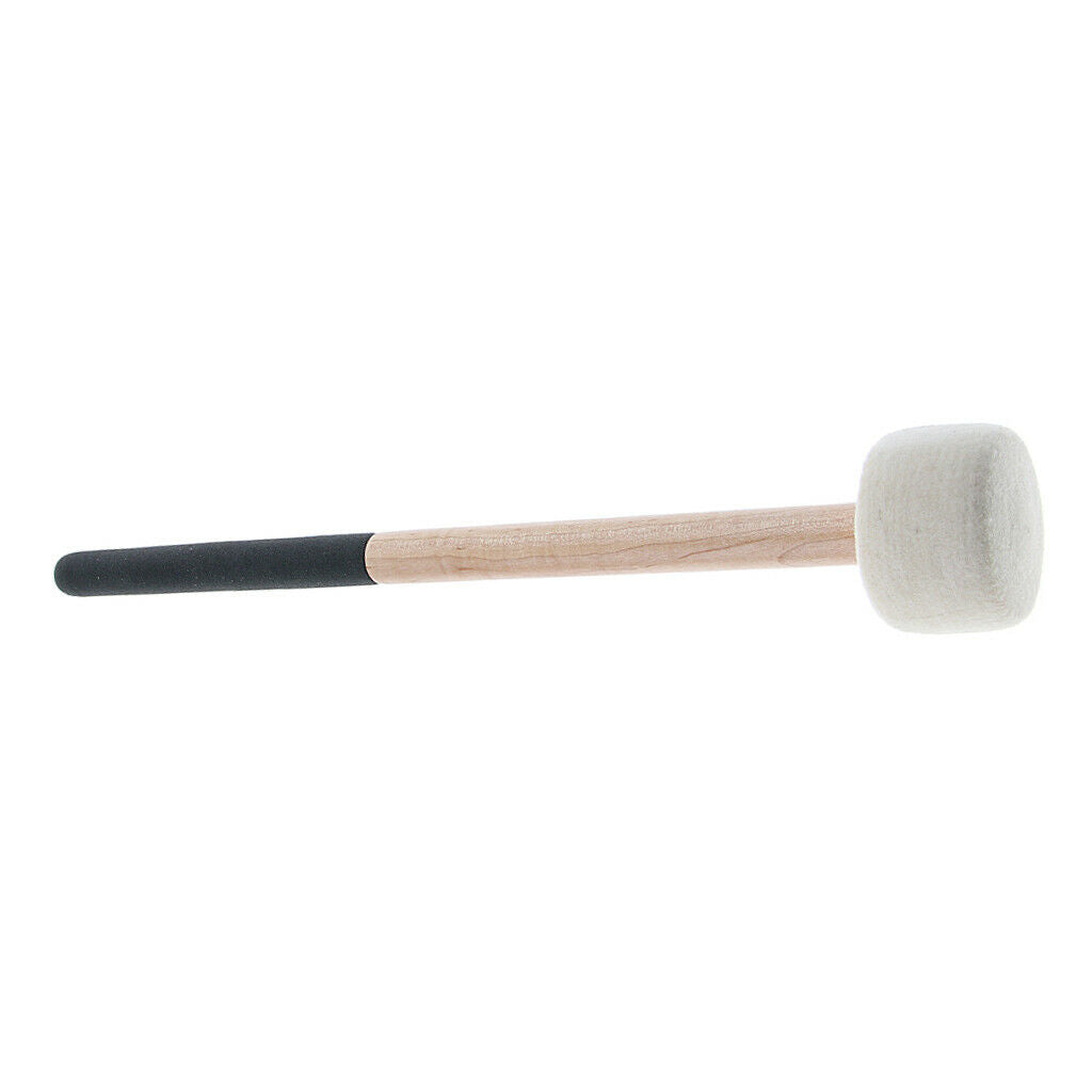 1 Piece Bass Drum Mallet Stick Felt Head for Marching Band Parts