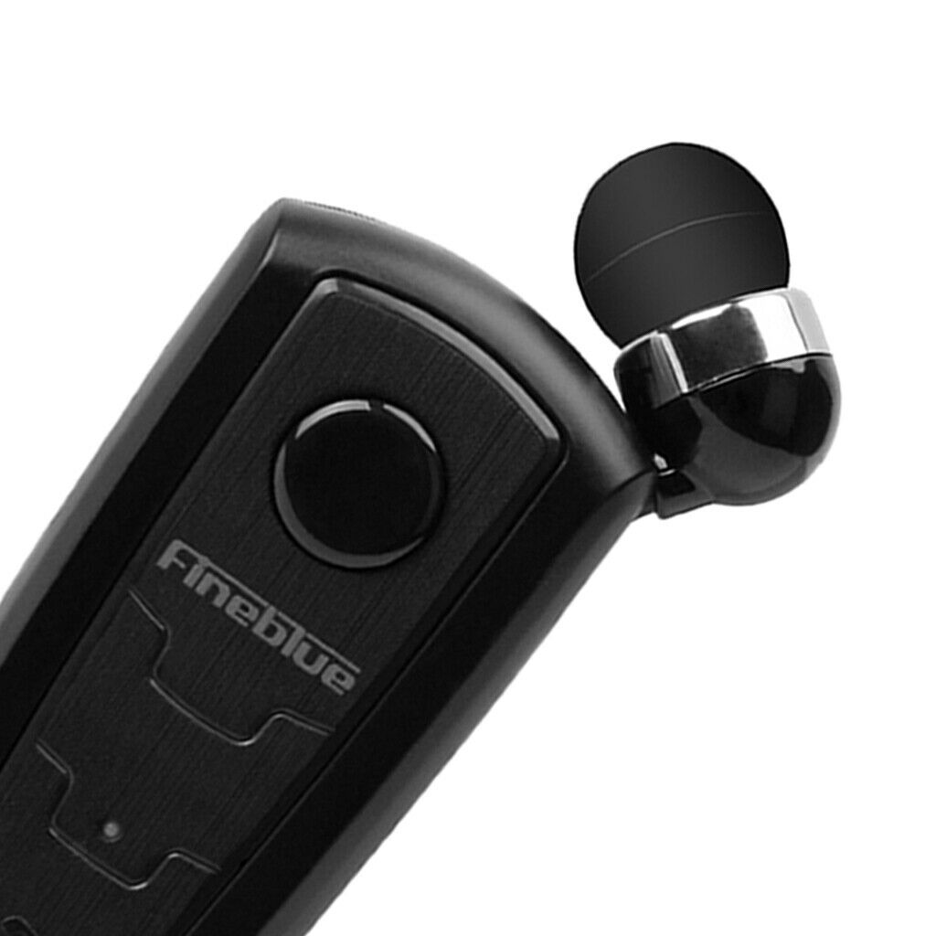 Mini Bluetooth V4.0 Headset Clip Earphone Handsfree For Smartphones Black