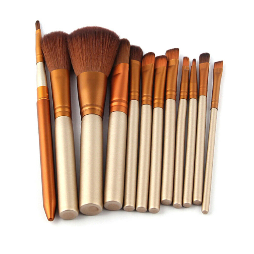 12Pro Makeup Brushes Set Kabuki Foundation EyeshadowLip BrushTool Min.l8