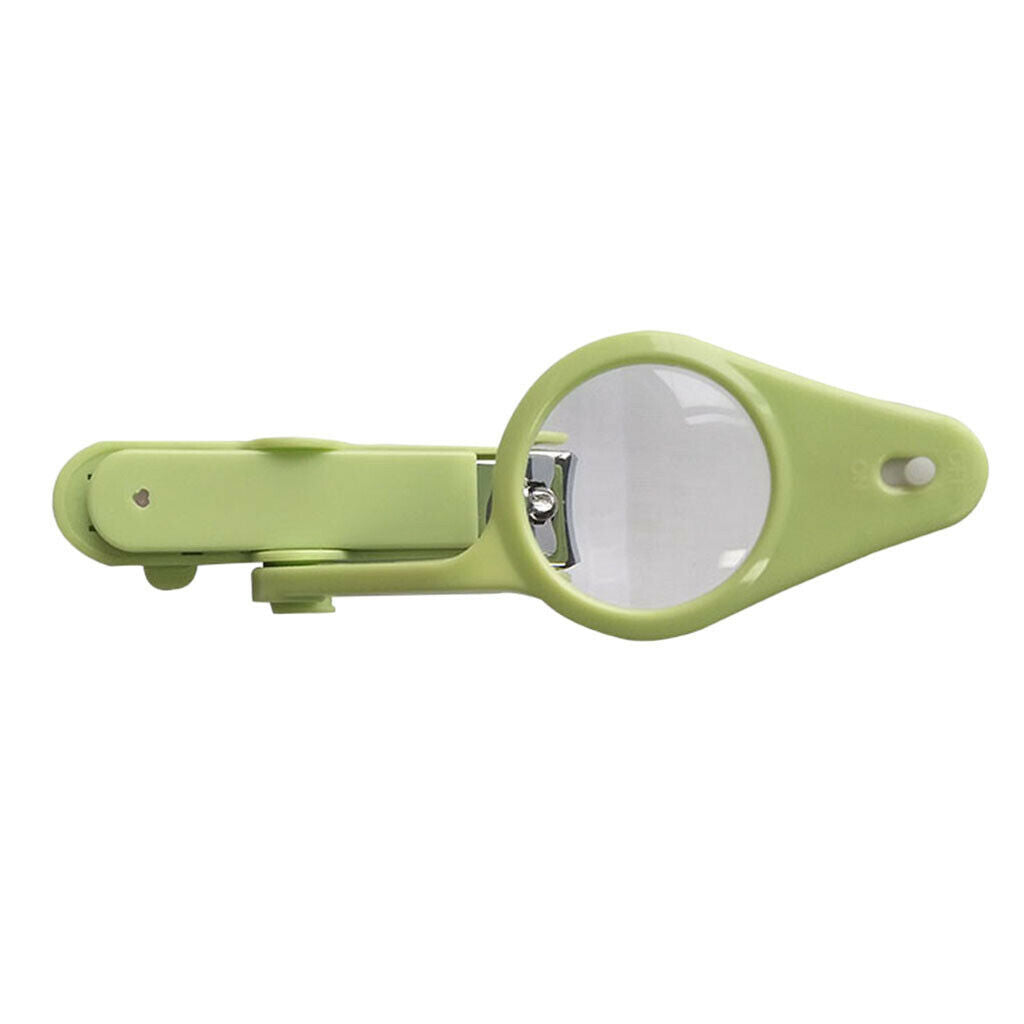 Nail Clipper Files w/ Magnifying Mirror Fingernail Toenail Cutter Trimmer