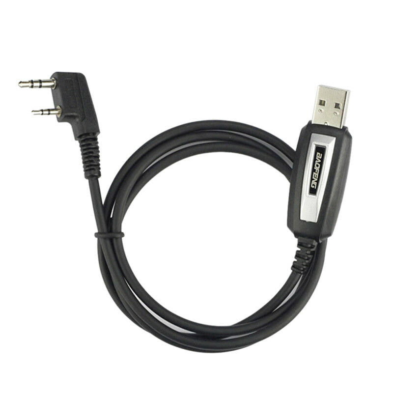 USB 2 Pins Programing Cable Program Software CD for Baofeng UV-5R BF-888SRadioDD