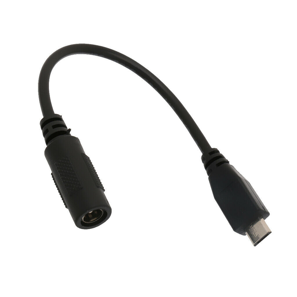 Micro USB 5 Pin Male to 5.5x2.1mm Female DC Charging Charger Convert